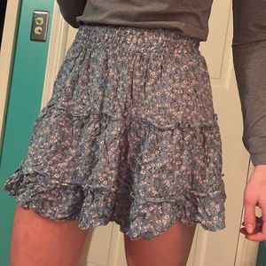 ☆HIGH WAISTED floral circle skirt☆